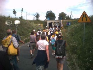 W Młynku przechodzimy pod wiaduktem